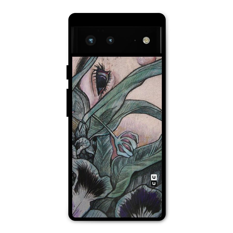 Girl Grass Art Metal Back Case for Google Pixel 6