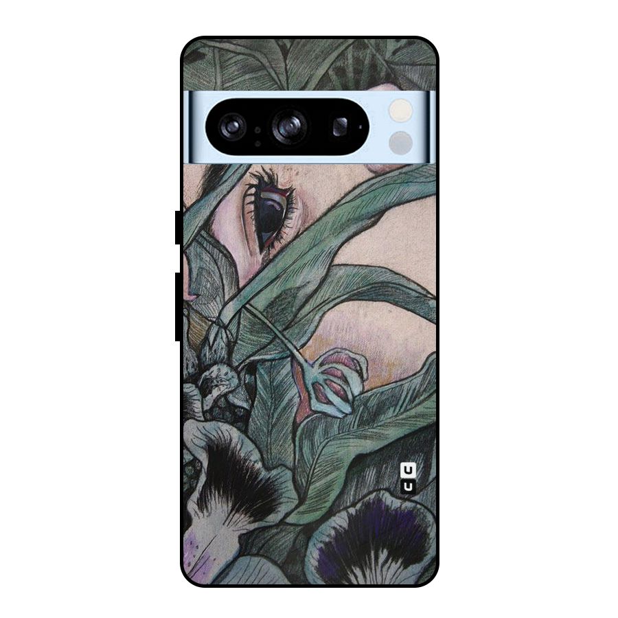 Girl Grass Art Metal Back Case for Google Pixel 8 Pro