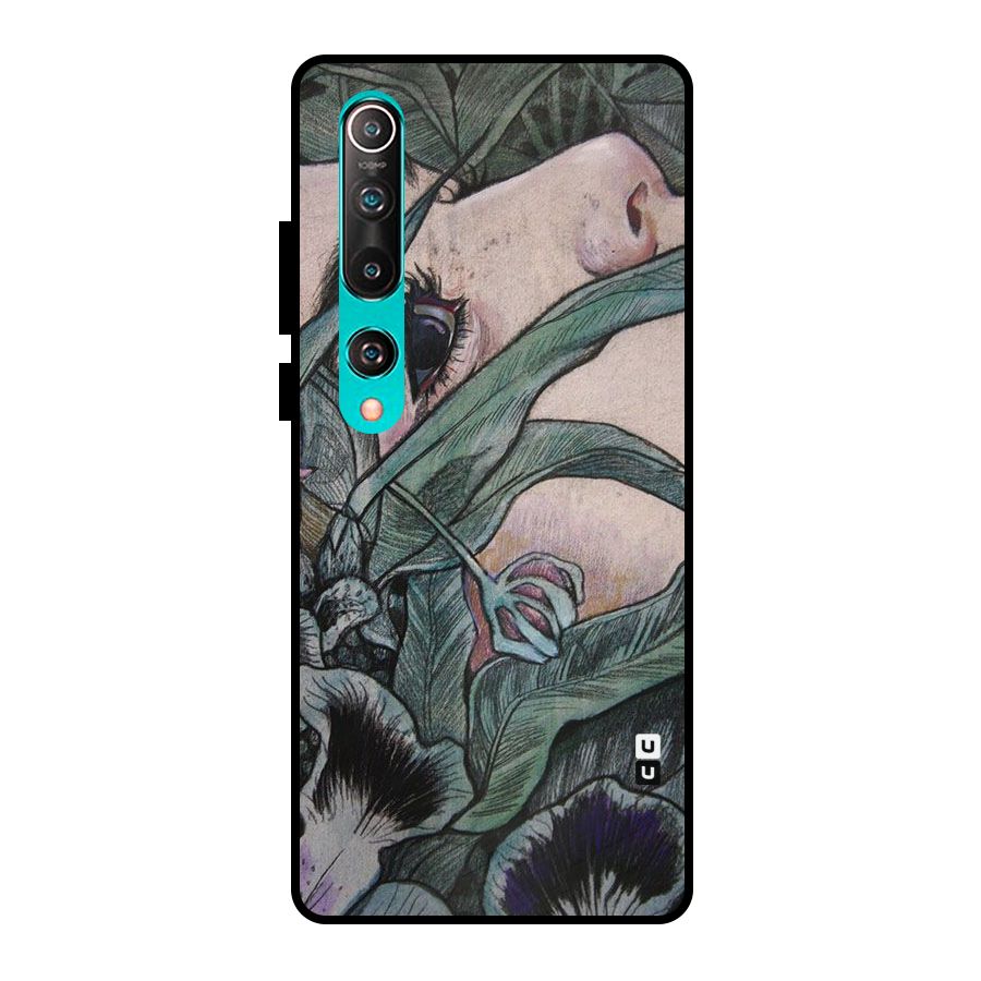 Girl Grass Art Metal Back Case for Mi 10