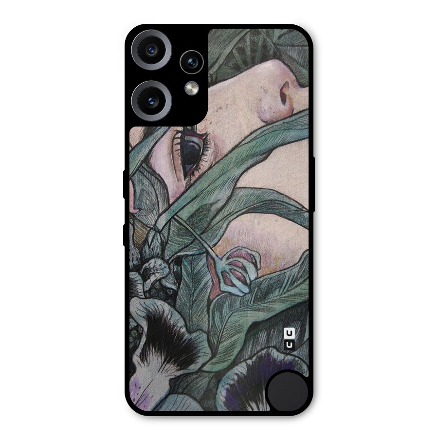 Girl Grass Art Metal Back Case for Nothing CMF Phone 2 Pro