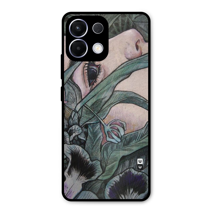 Girl Grass Art Metal Back Case for Oppo K13