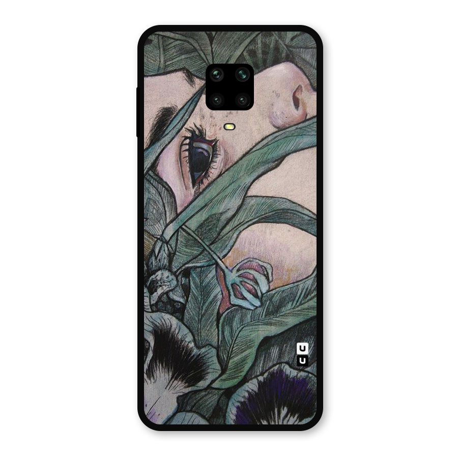 Girl Grass Art Metal Back Case for Poco M2
