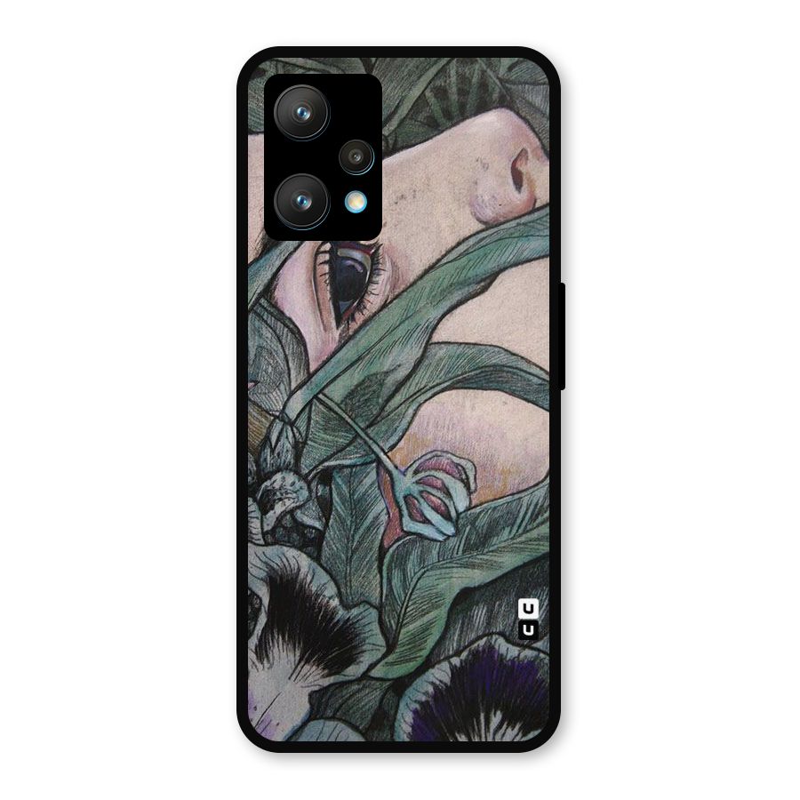 Girl Grass Art Metal Back Case for Realme 9 Pro Plus 5G