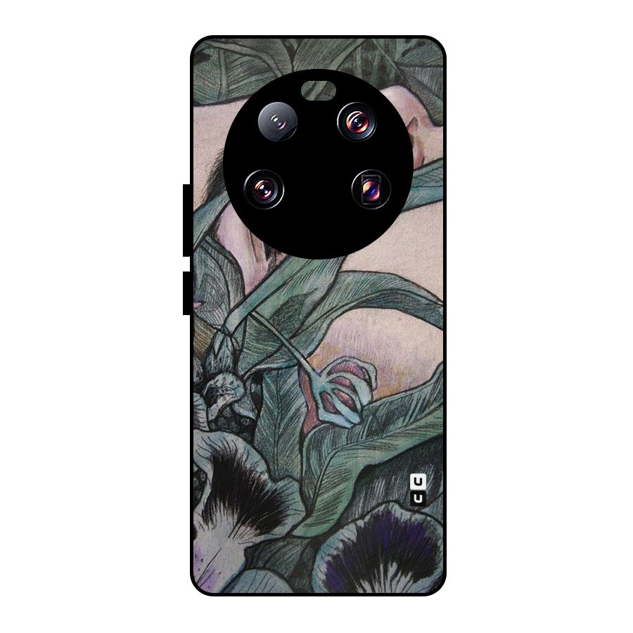 Girl Grass Art Metal Back Case for Xiaomi 13 Ultra