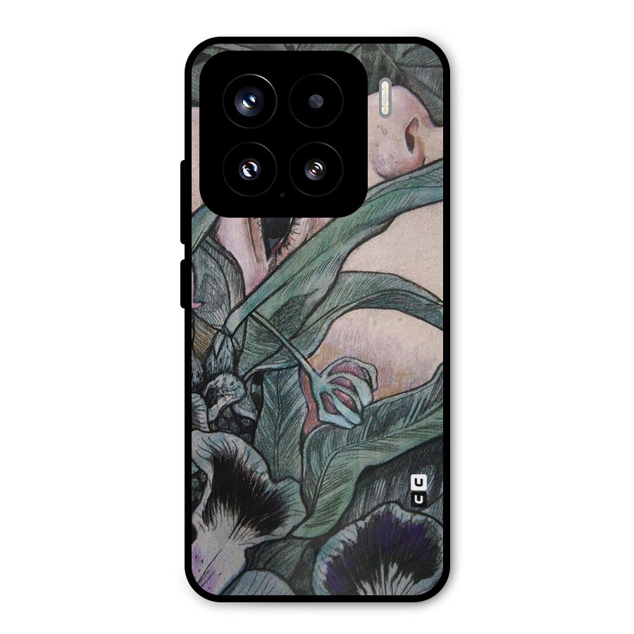 Girl Grass Art Metal Back Case for Xiaomi 15
