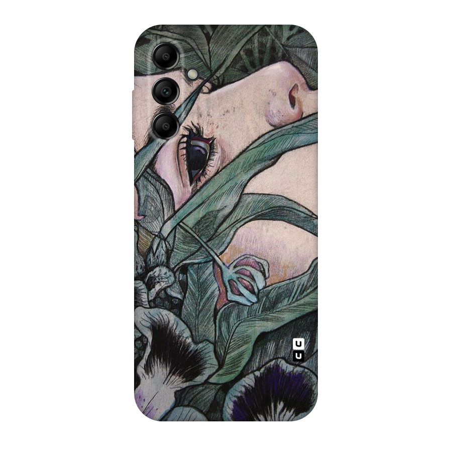 Girl Grass Art Original Polycarbonate Back Case for Galaxy A14 5G