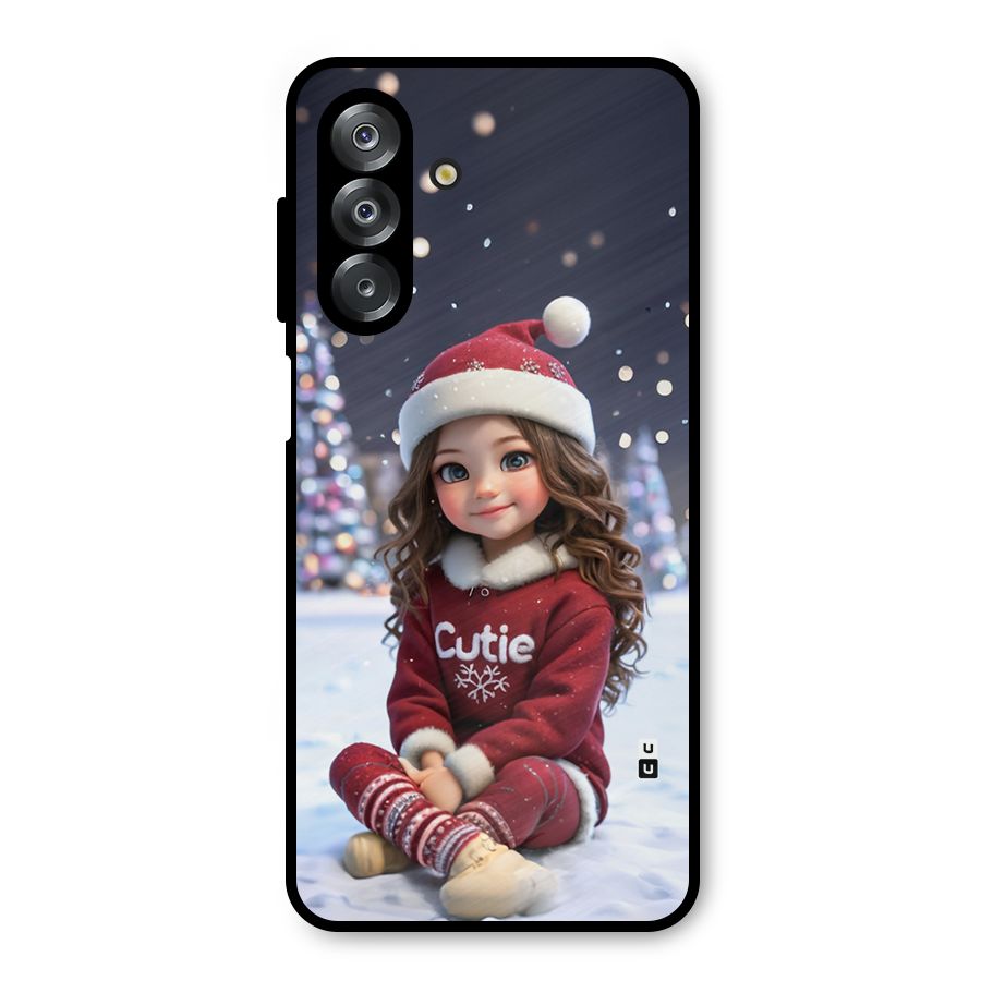 Girl In Snow Metal Back Case for Galaxy A26