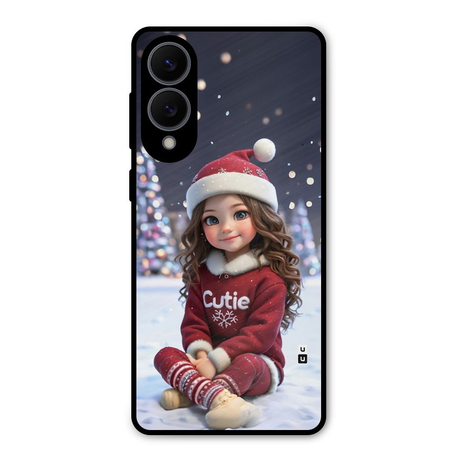 Girl In Snow Metal Back Case for Galaxy S25 Edge