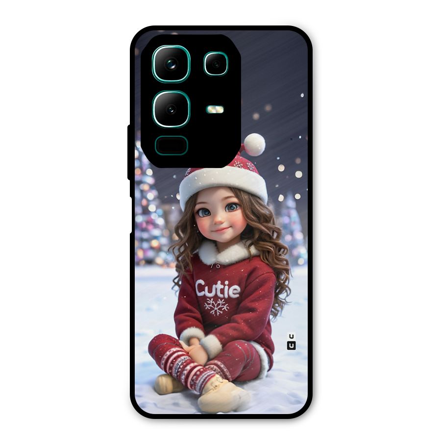 Girl In Snow Metal Back Case for Infinix Note 50x