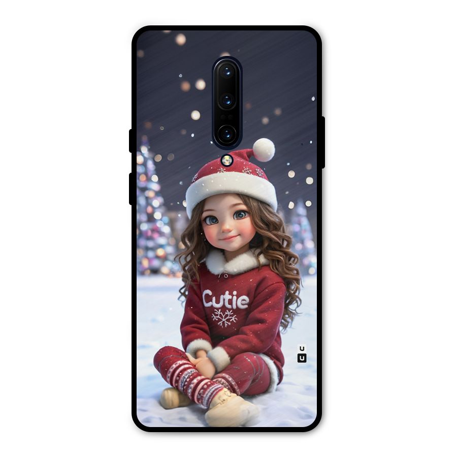 Girl In Snow Metal Back Case for OnePlus 7 Pro