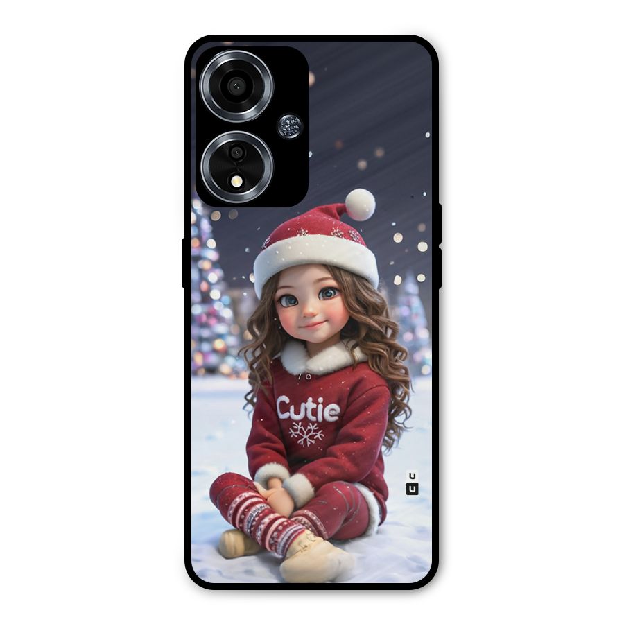 Girl In Snow Metal Back Case for Oppo A59