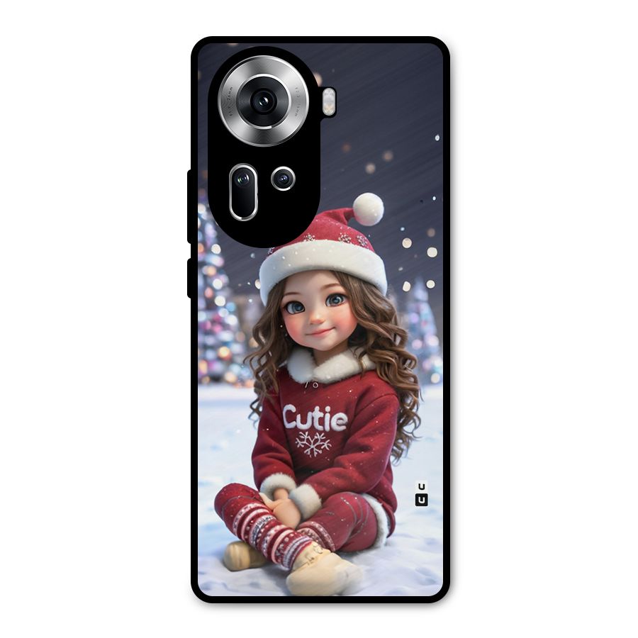 Girl In Snow Metal Back Case for Oppo Reno11 5G