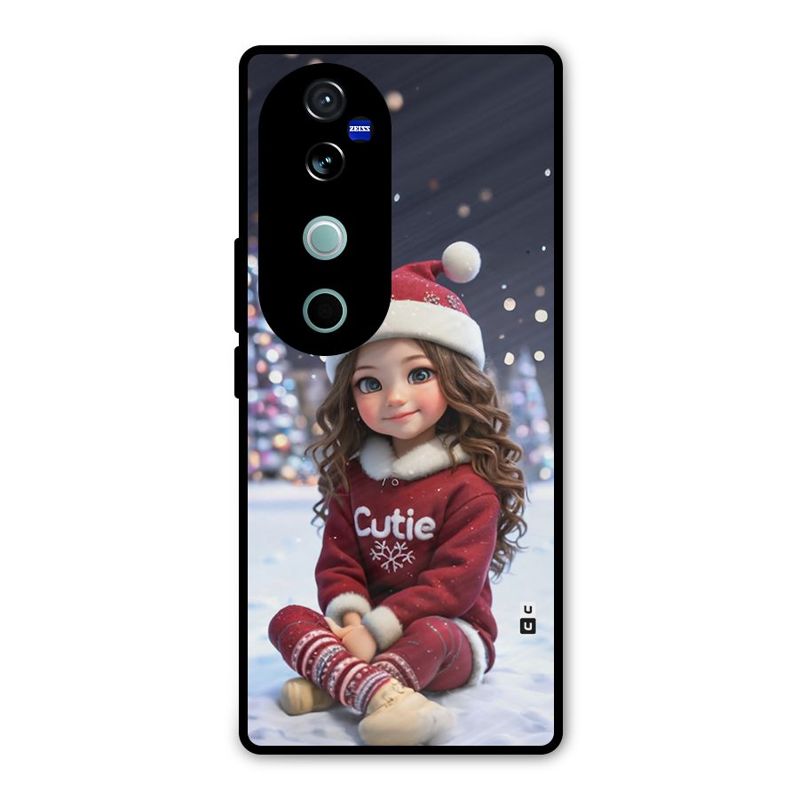 Girl In Snow Metal Back Case for Vivo V40