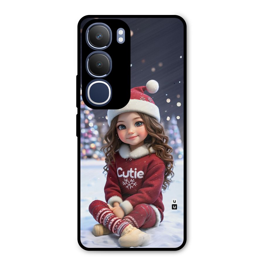 Girl In Snow Metal Back Case for Vivo Y29