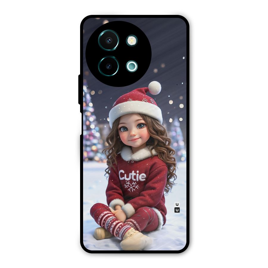 Girl In Snow Metal Back Case for Vivo Y58