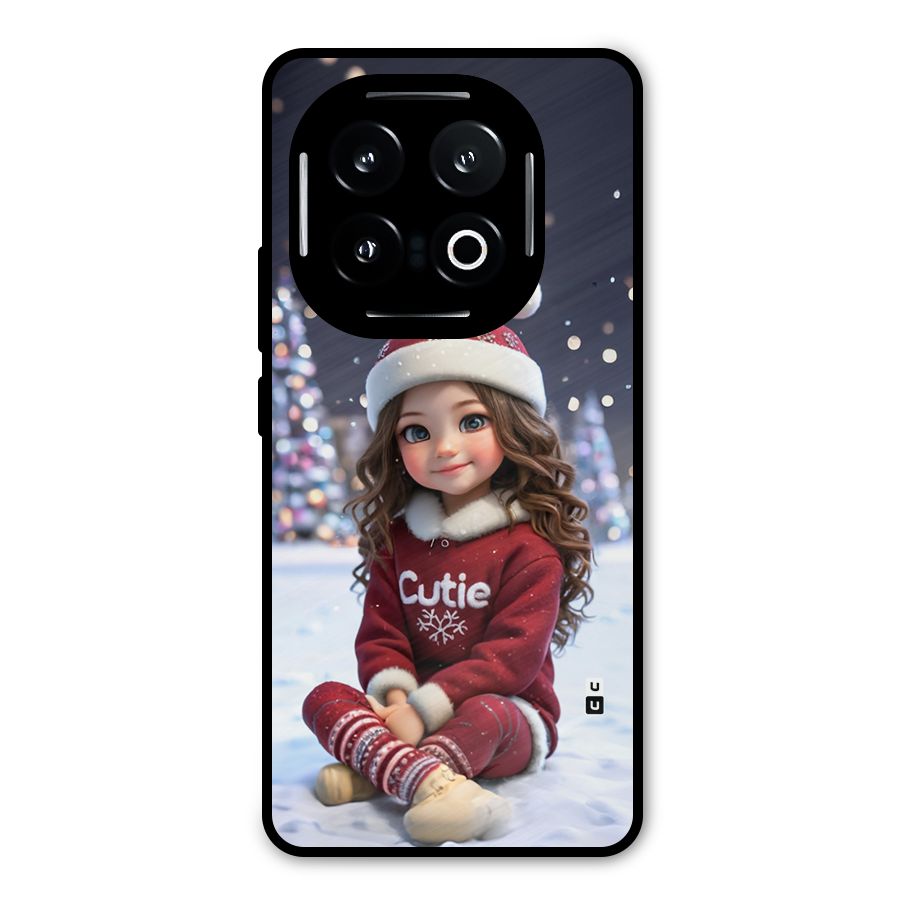 Girl In Snow Metal Back Case for iQOO 13