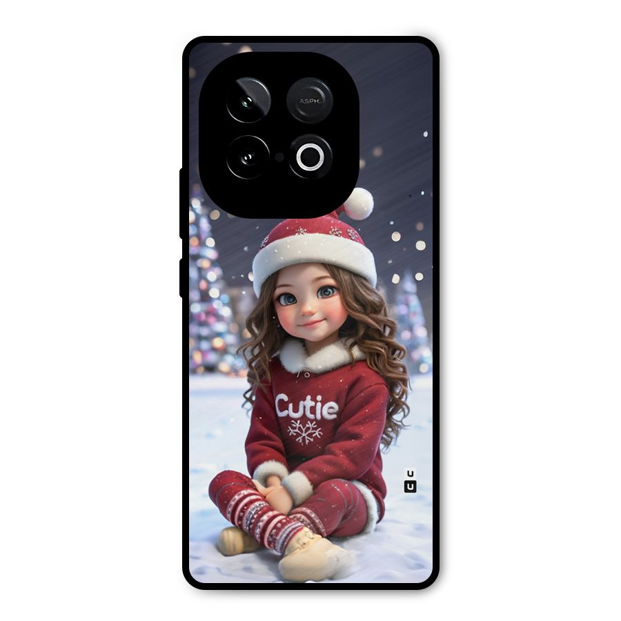 Girl In Snow Metal Back Case for iQOO Neo 10