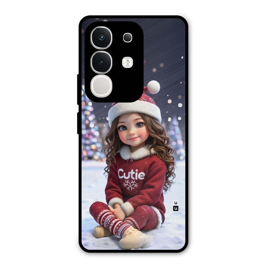 Girl In Snow Metal Back Case for iQOO Z10x