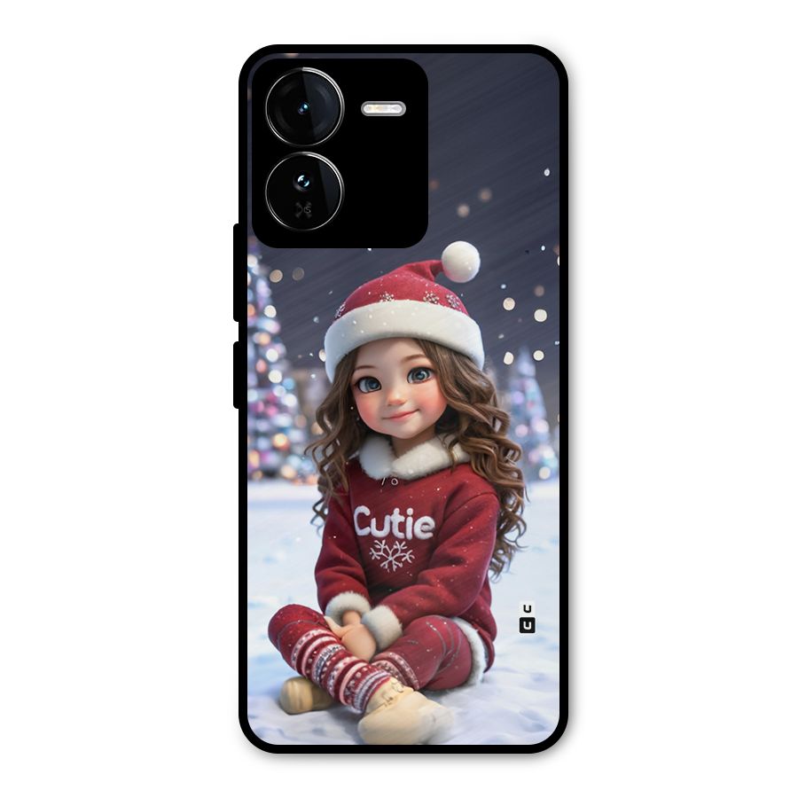 Girl In Snow Metal Back Case for iQOO Z9