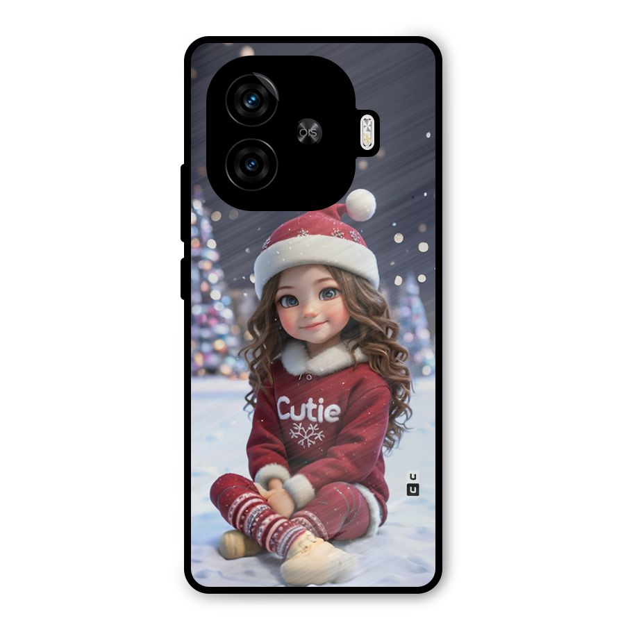 Girl In Snow Metal Back Case for iQOO Z9 Turbo