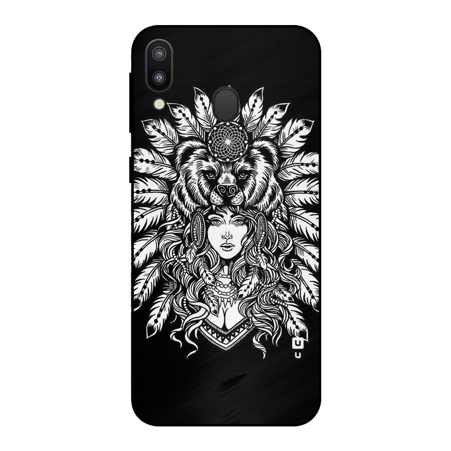 Girl Pattern Art Metal Back Case for Galaxy M20