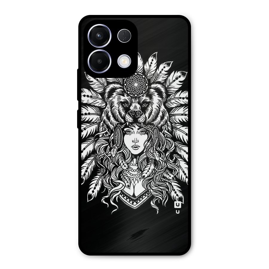 Girl Pattern Art Metal Back Case for Oppo K13