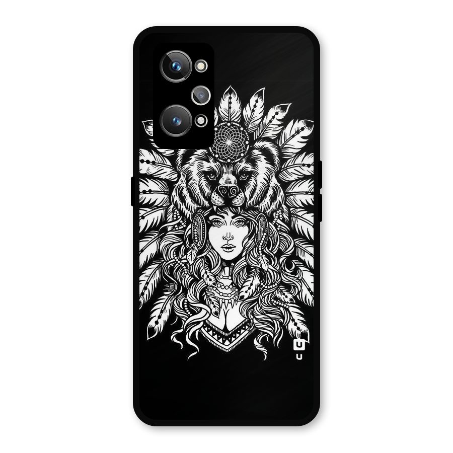 Girl Pattern Art Metal Back Case for Realme GT Neo 3T
