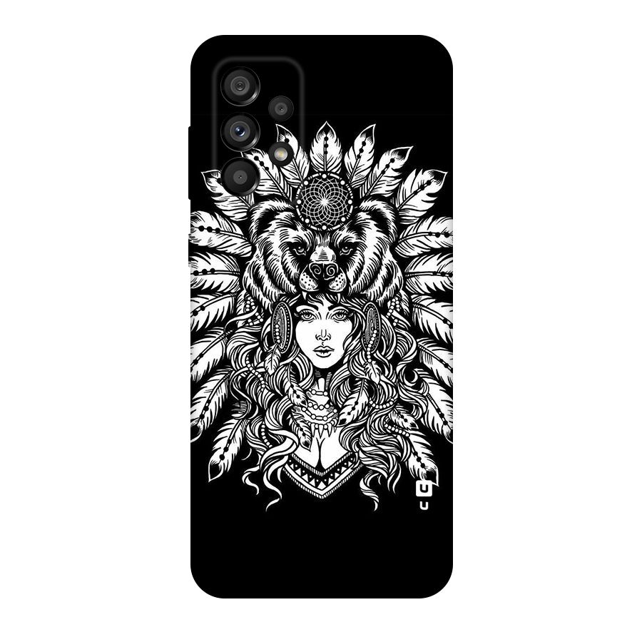 Girl Pattern Art Original Polycarbonate Back Case for Galaxy A73 5G
