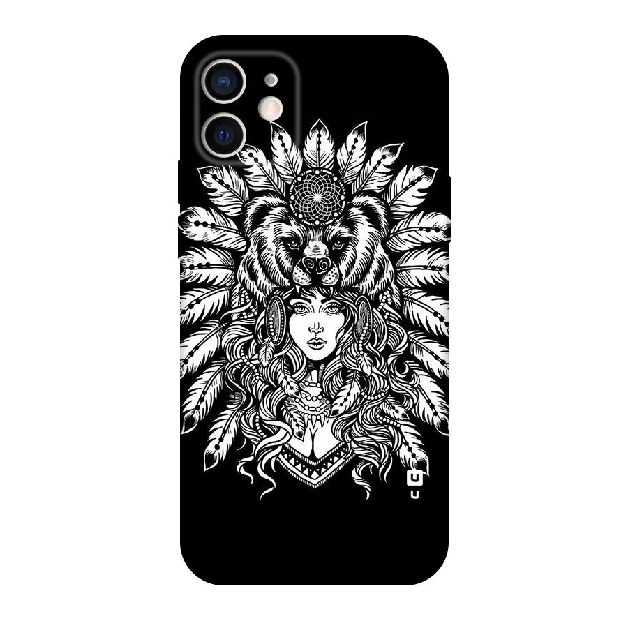 Girl Pattern Art Original Polycarbonate Back Case for iPhone 12