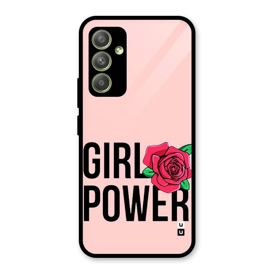 Girl Power Glass Back Case for Galaxy A54