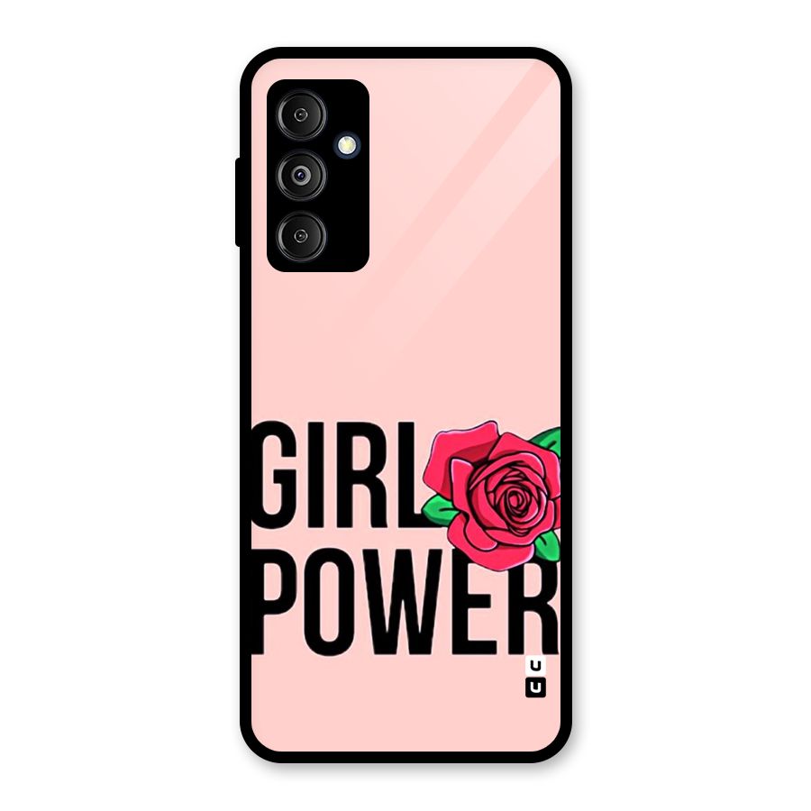 Girl Power Glass Back Case for Galaxy M14 5G