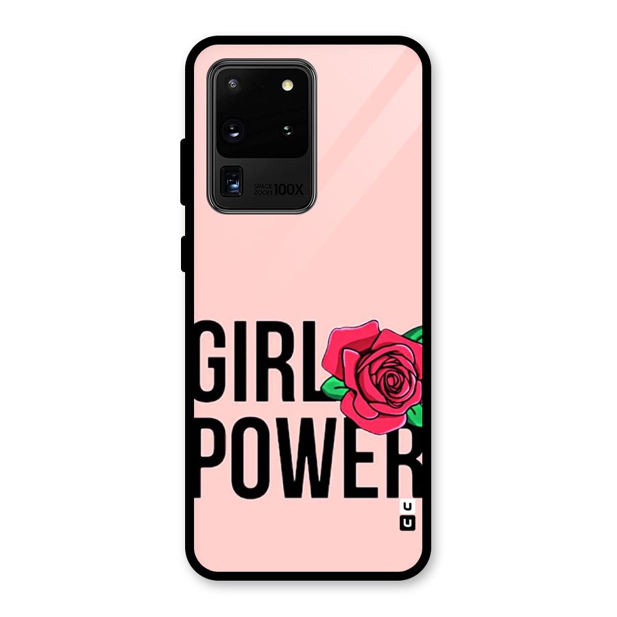 Girl Power Glass Back Case for Galaxy S20 Ultra