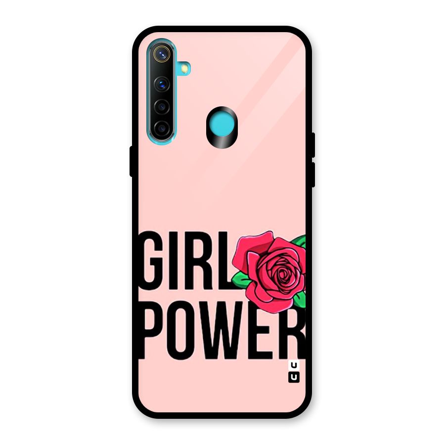 Girl Power Glass Back Case for Realme 5