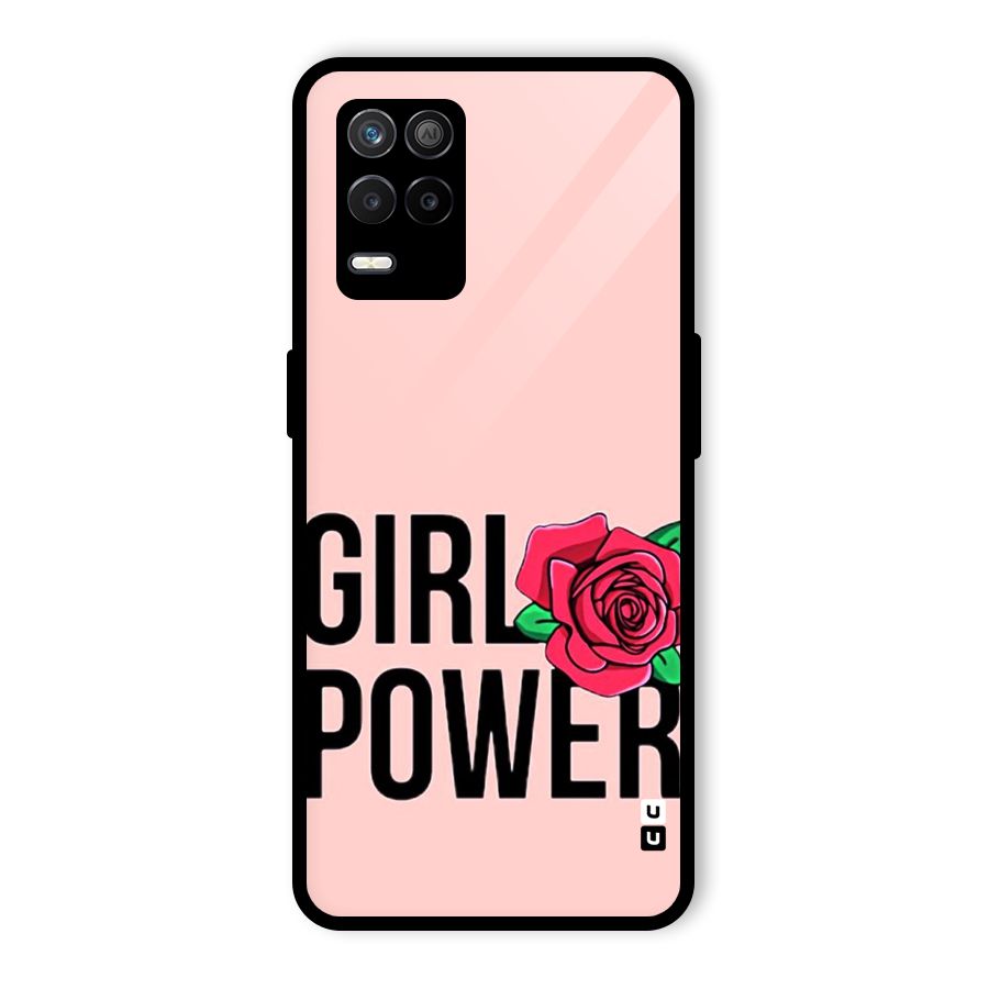 Girl Power Glass Back Case for Realme 8s 5G