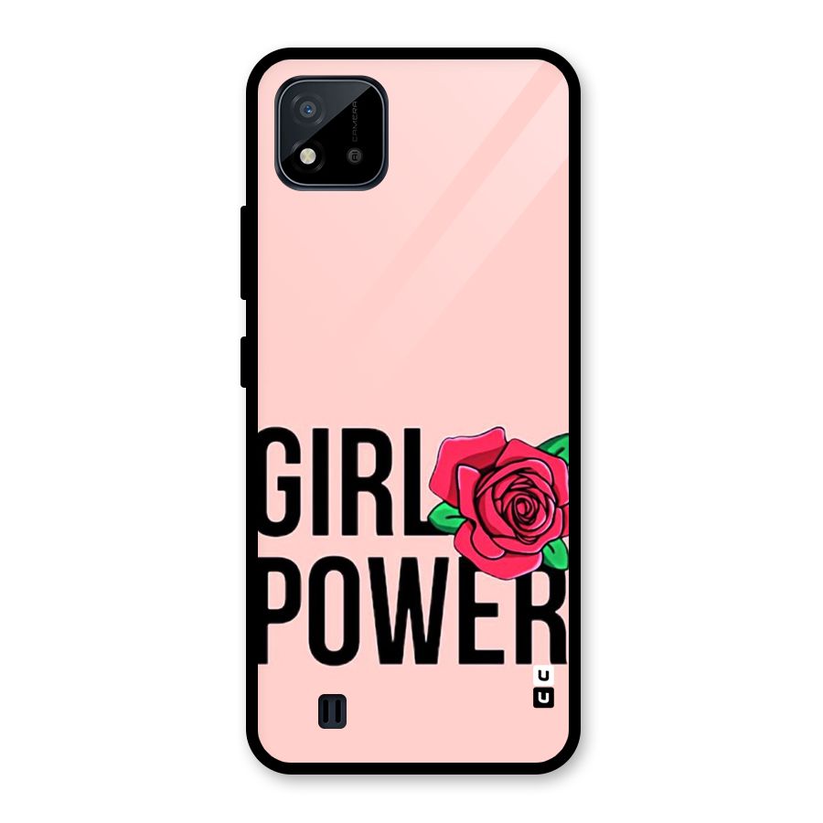 Girl Power Glass Back Case for Realme C11 2021