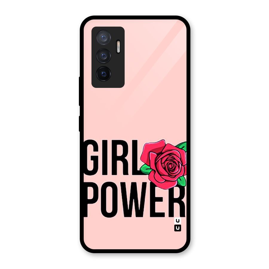 Girl Power Glass Back Case for Vivo V23e