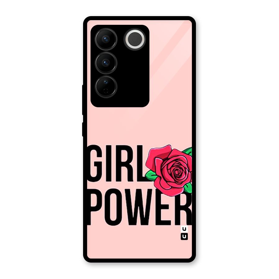Girl Power Glass Back Case for Vivo V27