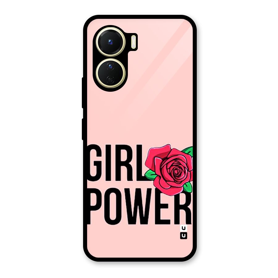 Girl Power Glass Back Case for Vivo Y56