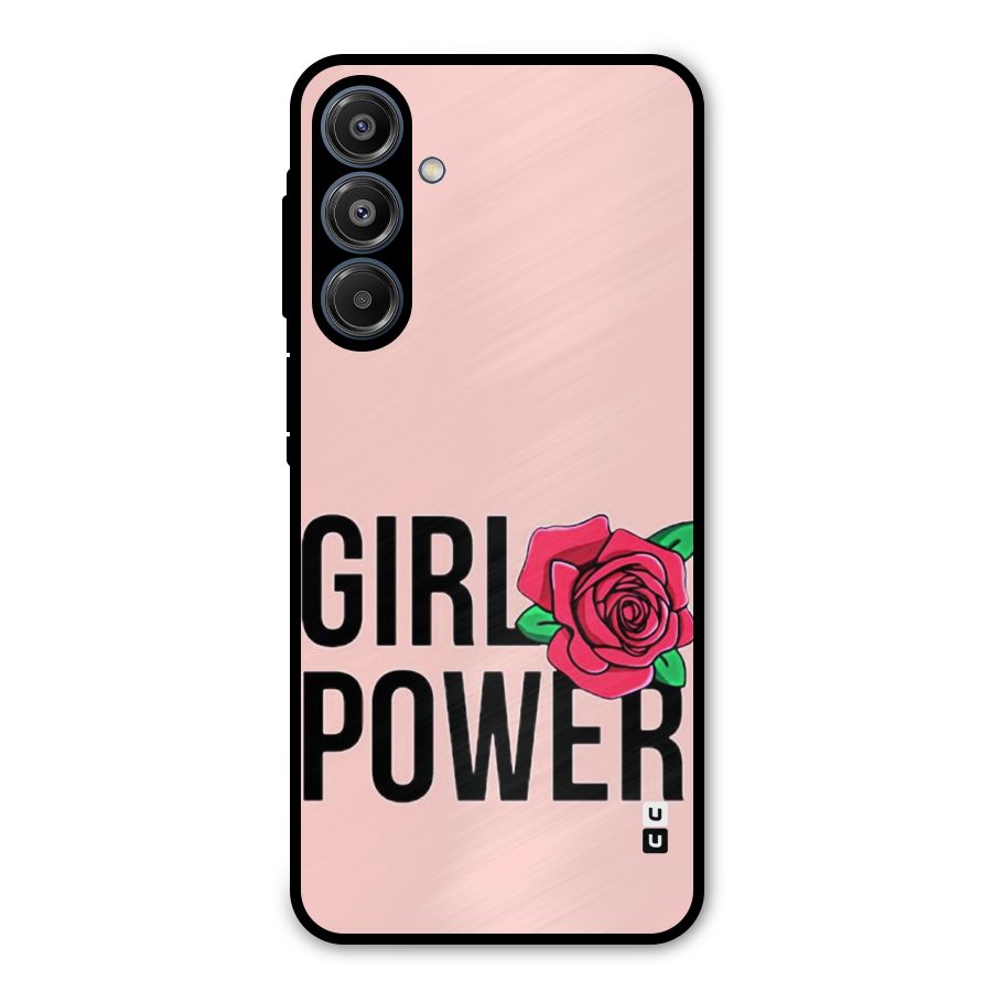 Girl Power Metal Back Case for Galaxy A16 5G