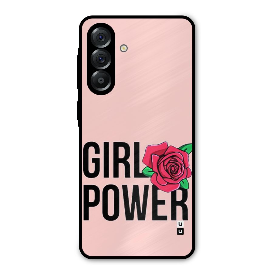 Girl Power Metal Back Case for Galaxy A36
