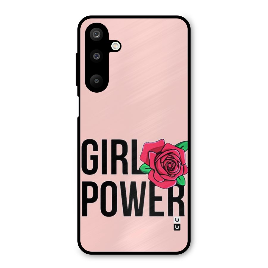 Girl Power Metal Back Case for Galaxy M16