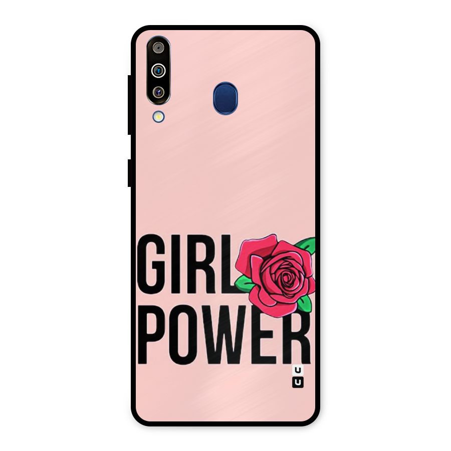 Girl Power Metal Back Case for Galaxy M30