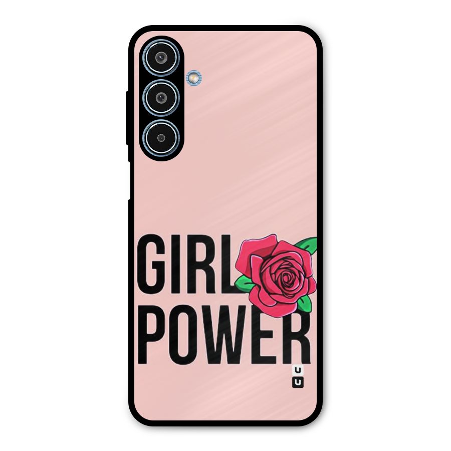 Girl Power Metal Back Case for Galaxy M35