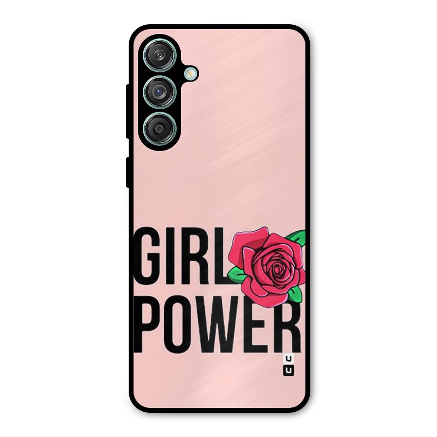Girl Power Metal Back Case for Galaxy M55 5G