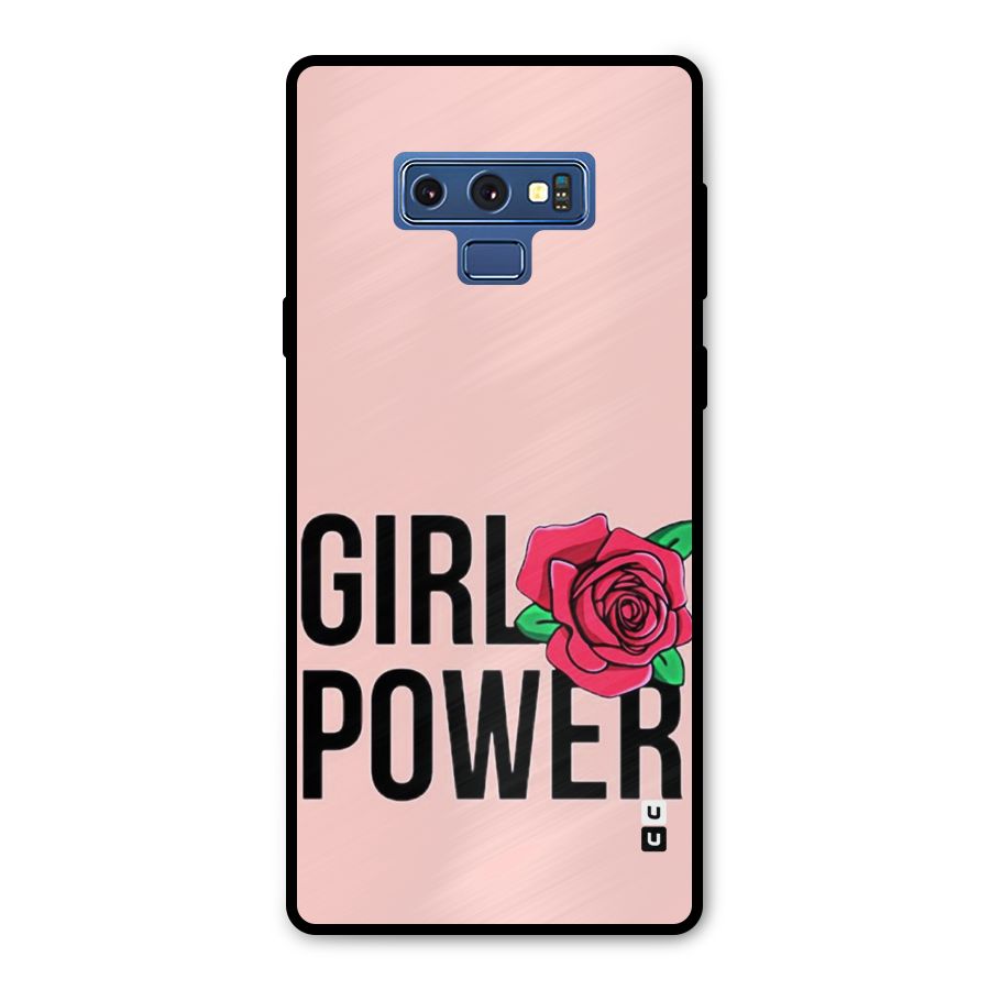 Girl Power Metal Back Case for Galaxy Note 9