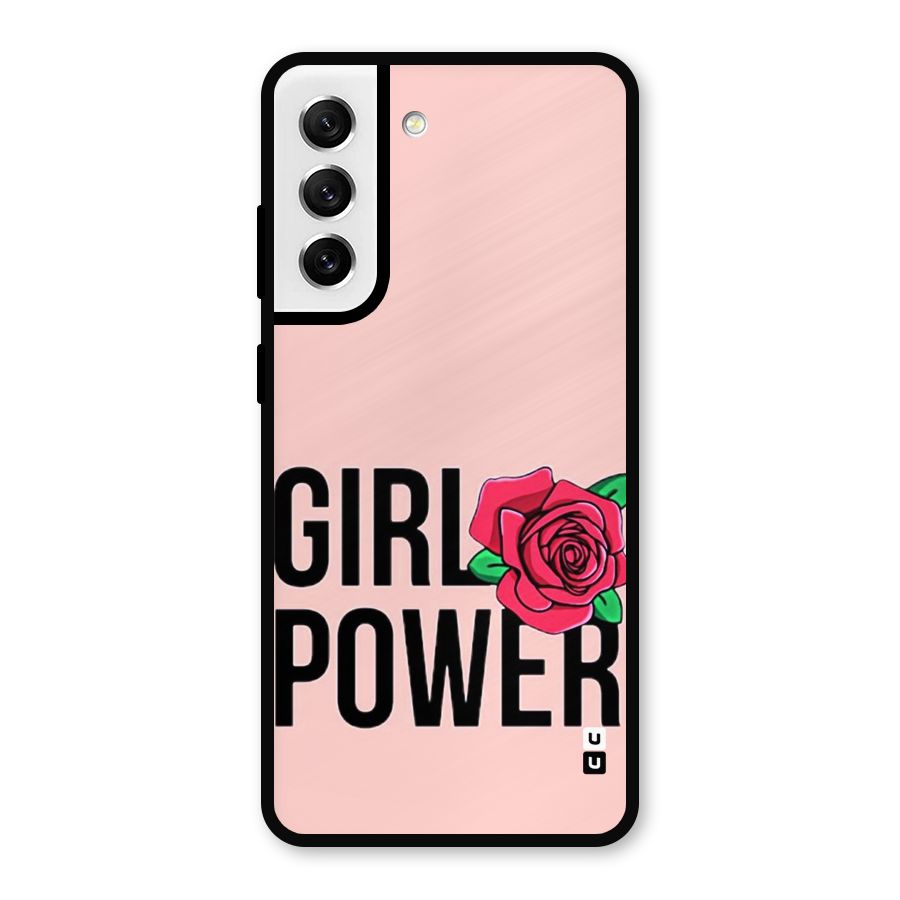 Girl Power Metal Back Case for Galaxy S21 FE 5G