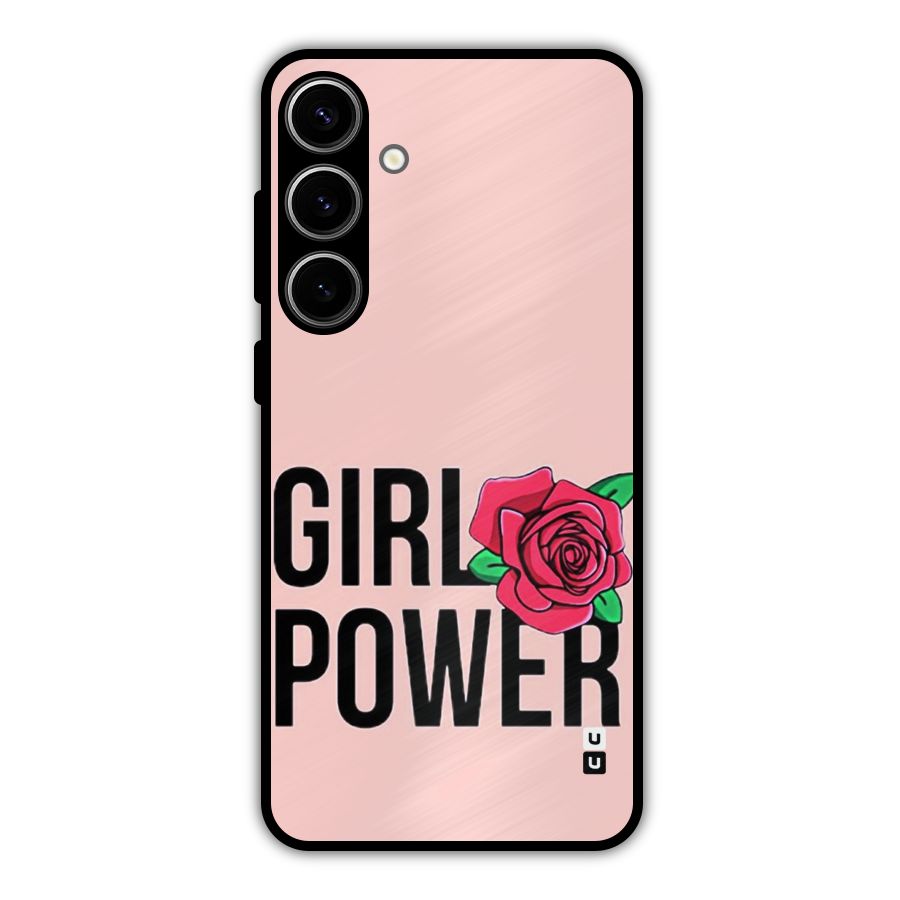 Girl Power Metal Back Case for Galaxy S24 Plus
