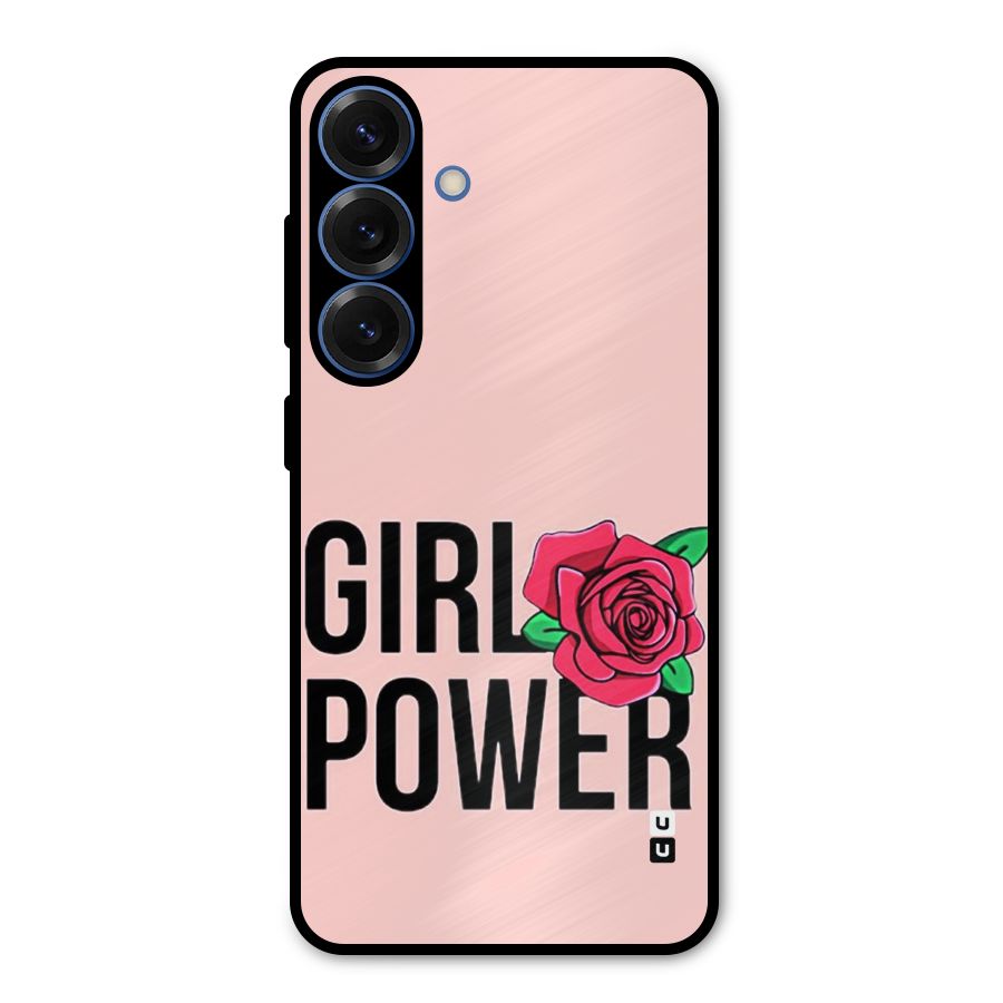 Girl Power Metal Back Case for Galaxy S25