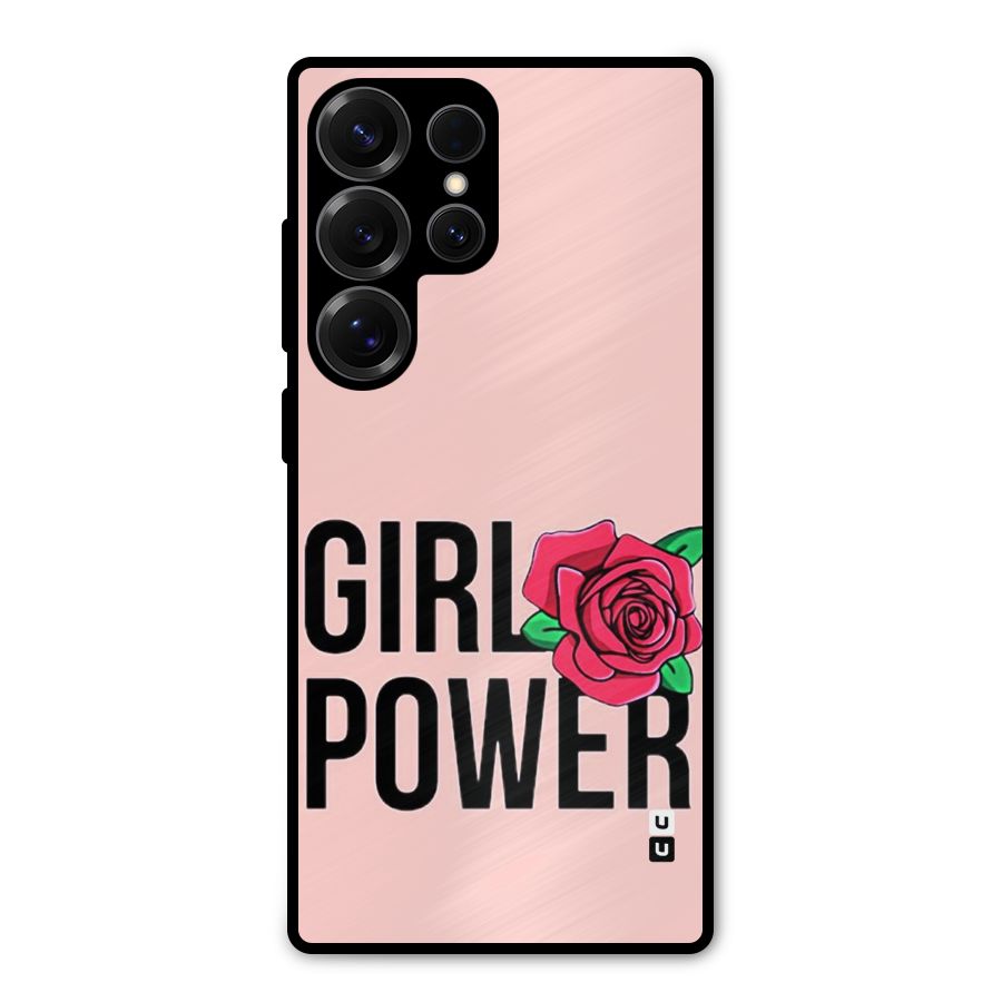 Girl Power Metal Back Case for Galaxy S25 Ultra