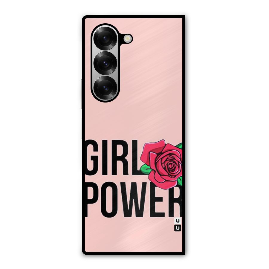 Girl Power Metal Back Case for Galaxy Z Fold6